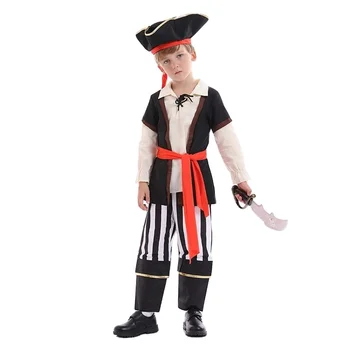 Halloween costumes for boys and girls role play costume kids viking costume Pirate cosplay suits