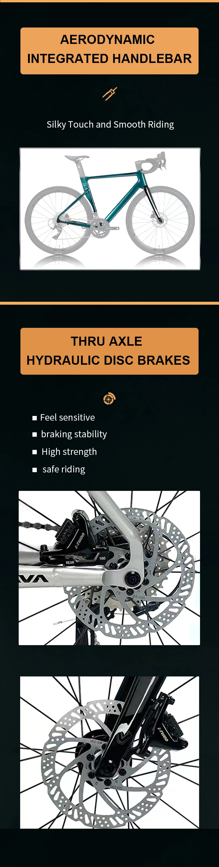 JAVA Siluro6 Top Carbon Fiber Road Bicycle with Hydraulic Disc Brake ...