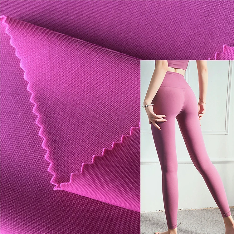 Polyester Textile Sports Leggings Fabric 87 Polyester 13 Elastane