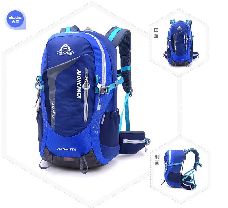 Whole Sale Hiking Backpack Travelling Backpack Trekking Travel Camping Waterproof Backpack for Man and Woman