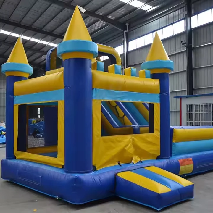 Hot Sale  PVC Inflatable Bouncer Castle for Kids' Party Outdoor Fun and Outdoor Shopping Mall Games with Jumping Sliding!