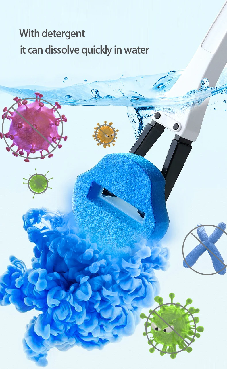 2023hot Sale Cleaning Tools & Accessories Disposal Toilet Brush Sponge