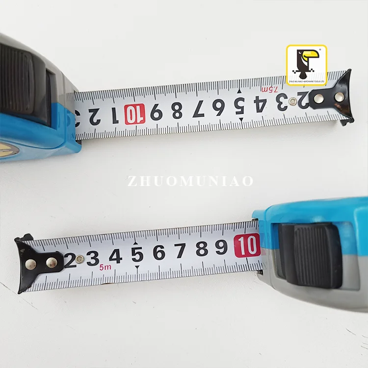 Safety Lock Bulk Easy Read Measuring Tape Retractable ABS Blue