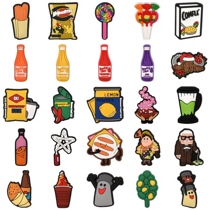 Assorted Clog Charms Soft Pvc Shoe Charms Wholesale Clog Shoe Charms Bulk Vendor For Clog Girls