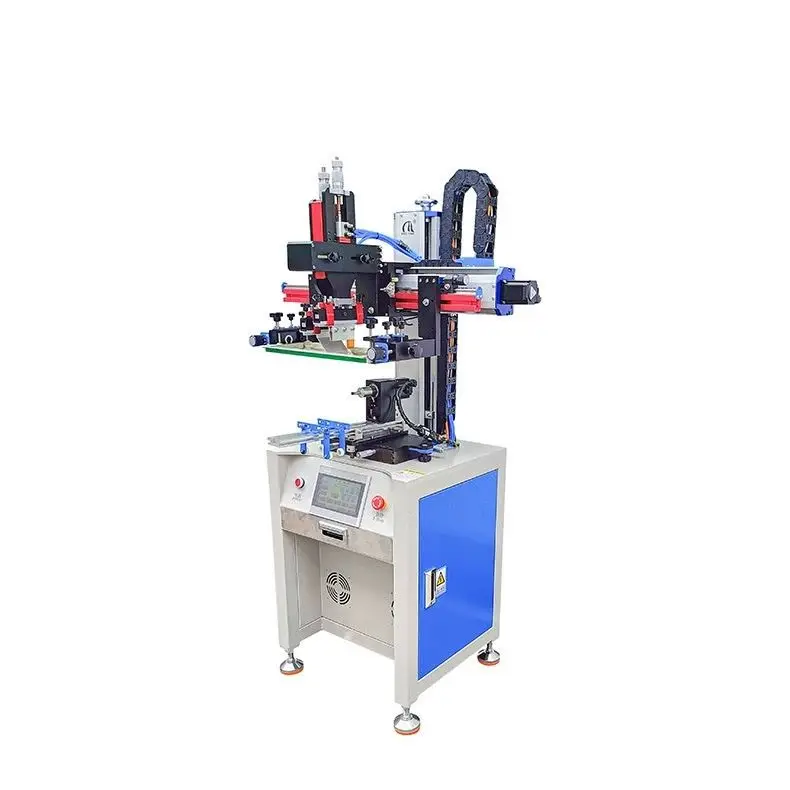 TEBAK Rotating Workbench Pad Printing Machines System HDPE Bottle Screen Printer Mquina Serigrafa Automatic Para Botella Vidrio