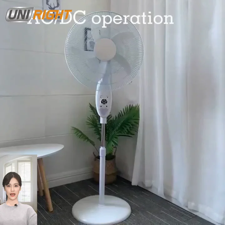 Ac Dc Solar Electric Rechargeable Fan With Or Without Remote Control ...