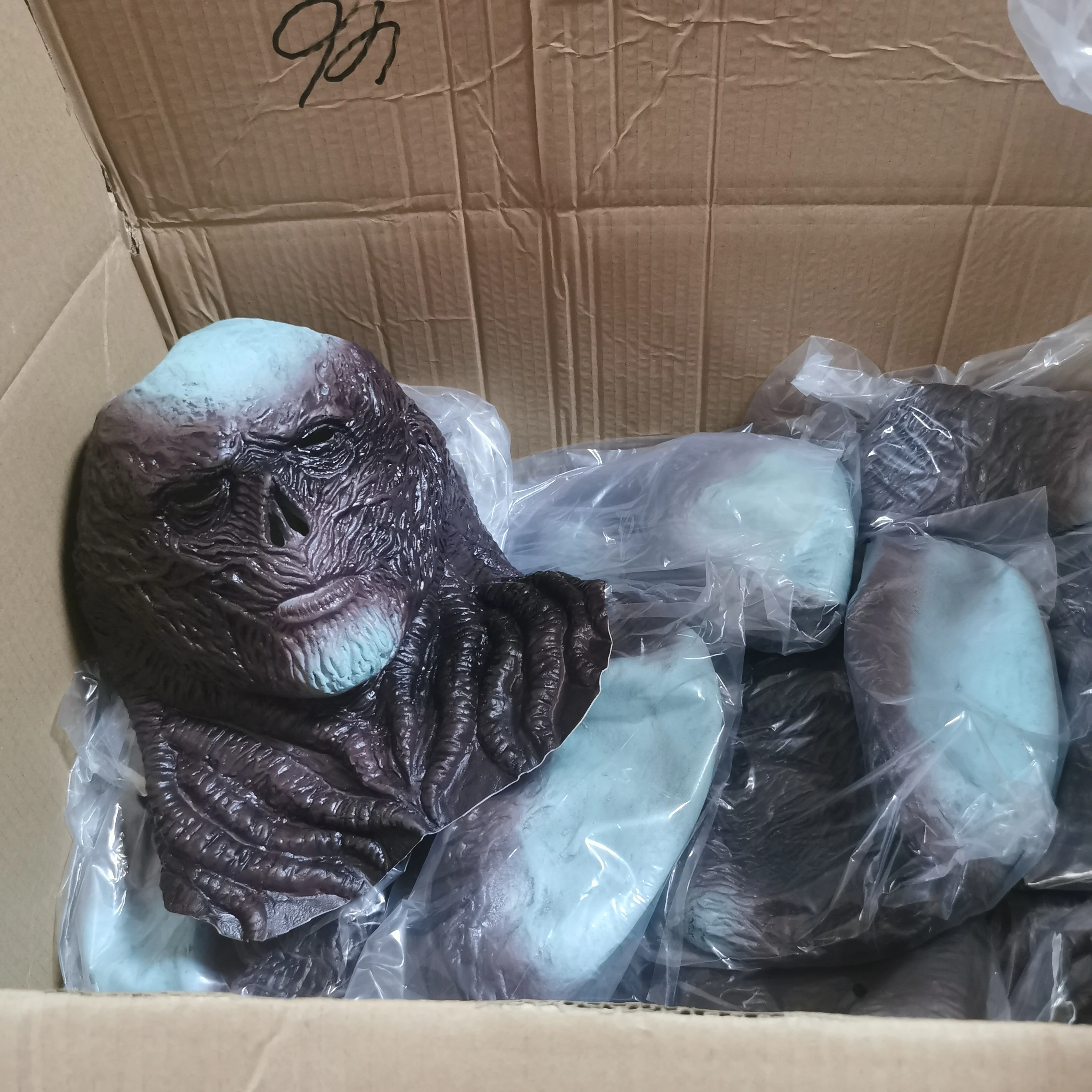 Scary Vecna Mask Full Head Latex Horror Halloween Costume Animal