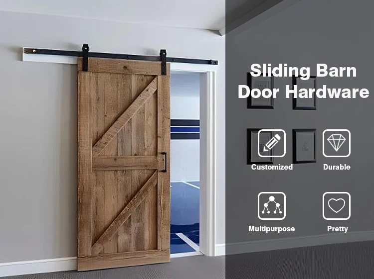 Sliding Barn Door Hardware Kit(i Shape) Buy Barn Door Hardware
