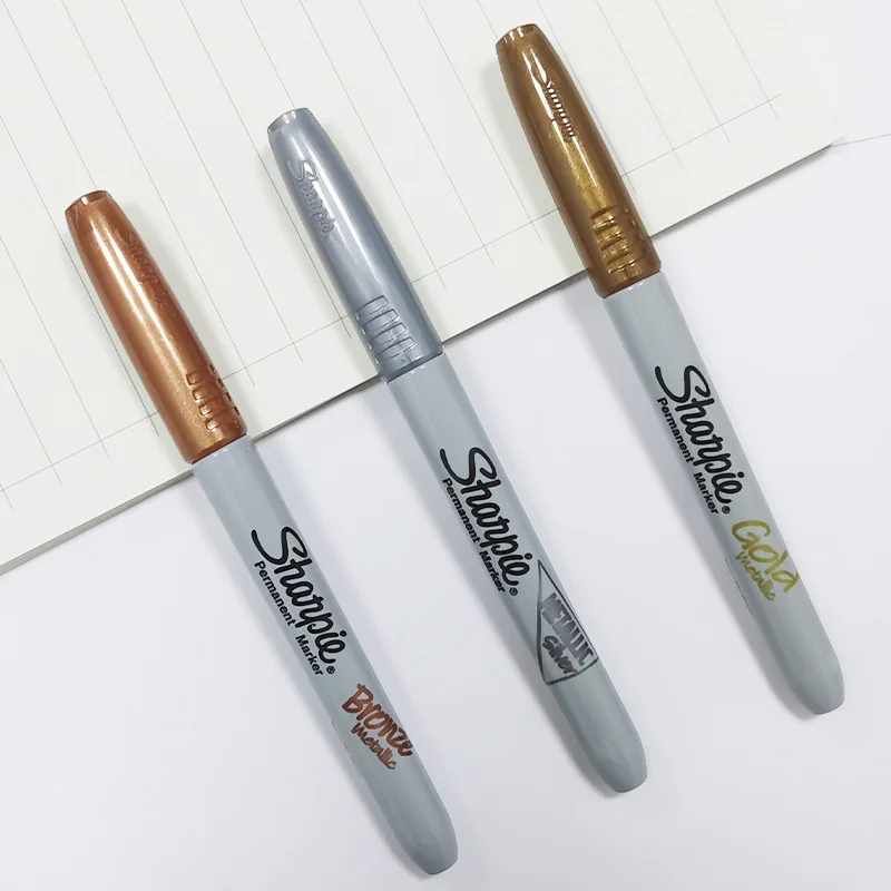 Spidol Sharpie Metallic Bronze Sharpie Sharpie Silver And Gold