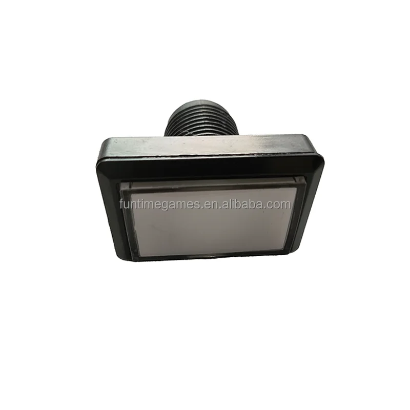 DIY Arcade Machine Coin Slot Accessory 50x30mm Plastic Square Push Button for Crane Type Machines