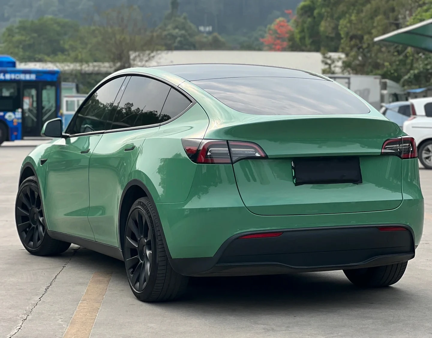 Color PPF Multiple Colors Car Body Decoration Vinyl Film PET Material PET Crystal Onium Green Car Wrap Vinyl Film