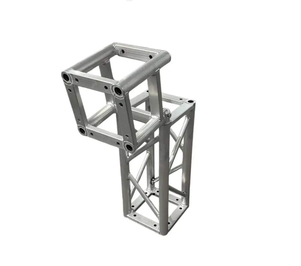 Aluminiumlegierungs-Bolzen-Fachwerk mit Scharnier, schraubbare Fachwerkverbindung für Veranstaltungs-Bühnen-Fachwerk-Hebesysteme, Turm-Fachwerk-Zubehör, 300 × 300 mm