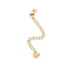 Lobster clasp plus tail chain plus heart