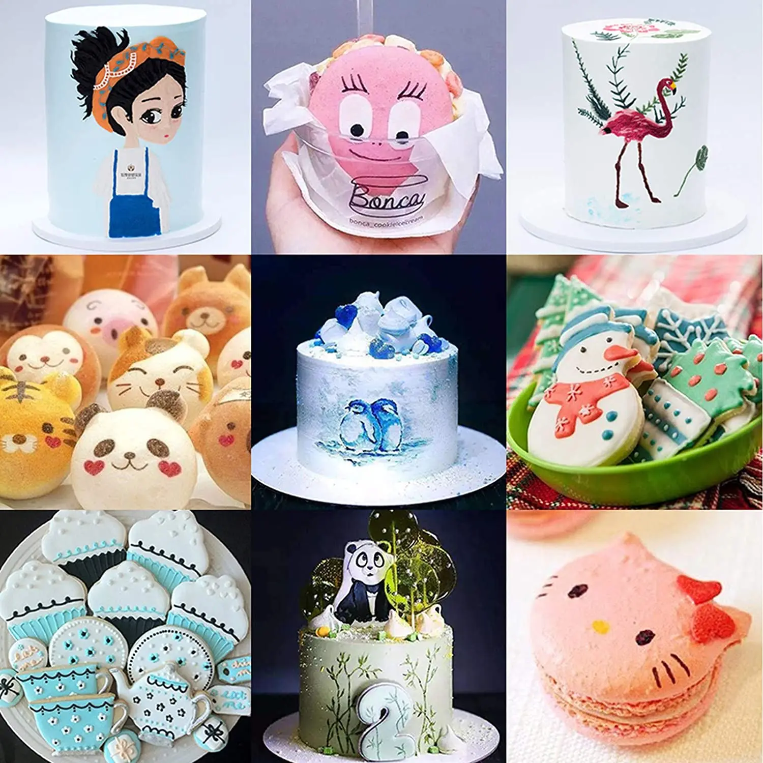 Пищевая окраска съедобные маркерные ручки, 10 шт. пищевого качества ручки для гурманов писателей для DIY украшения помады