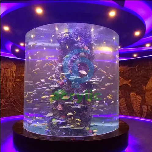 PG Shanghai Rectangular Acrylic Fish tank of Luxury Home for Custom Commercial square to Rectangle clear Aquarium Luxury Glass