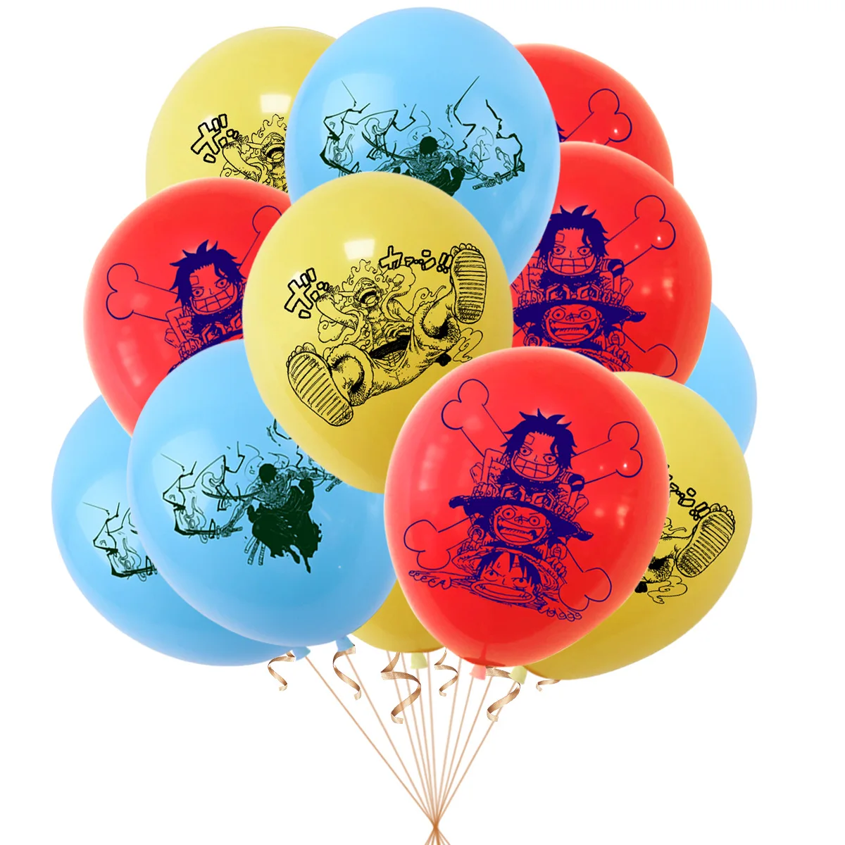 【anuke】Velour Balloon Onepiece Anime ONE PIECE Party Decorations - Balloons & Toppers