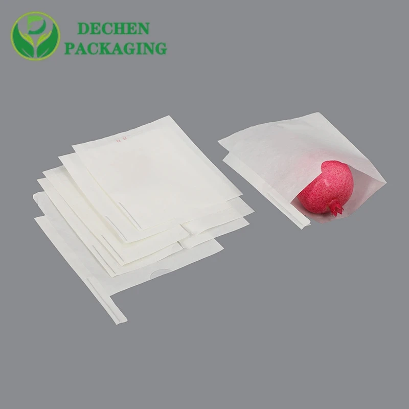 Bolsa de papel de protección de mango de dos capas de granada de cubierta de fruta de cultivo de melón