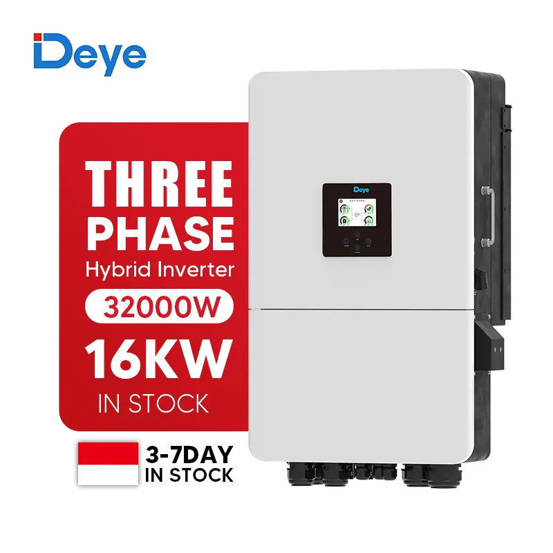 Deye Wifi EU-versio IP65 vesitiivis ja pölynsuojattu 6KW 12 KVA 230V aurinkohybridinverteri kotitalouden aurinkoenergiasysteemiin