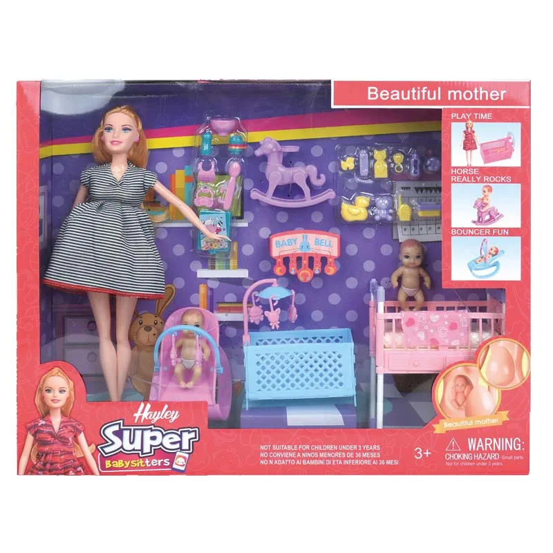 Baby Dolls Acessórios Set para Meninas, Moda, Handmade, Grávida Mãe,  Bonecas Barbie, Jogo, Dia de Natal, Presente de Aniversário - AliExpress