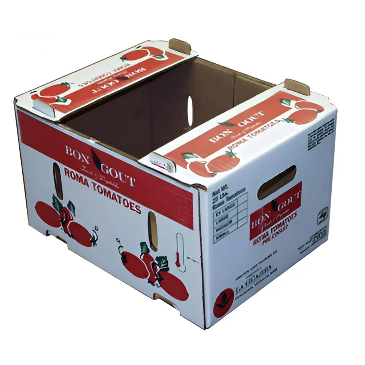 Custom Foldable Dipping Waxed Carton Waterproof Waxed Cardboard Boxes