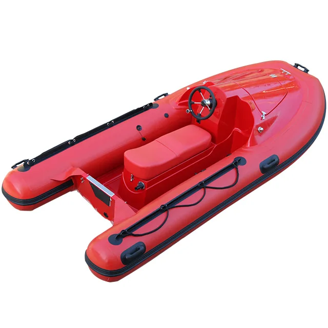 2024 New Design High Speed Jetski Boat 2 Person PVC/Hypalon Inflatable Mini Pontoon Jet Ski RIB-350 Boat with CE