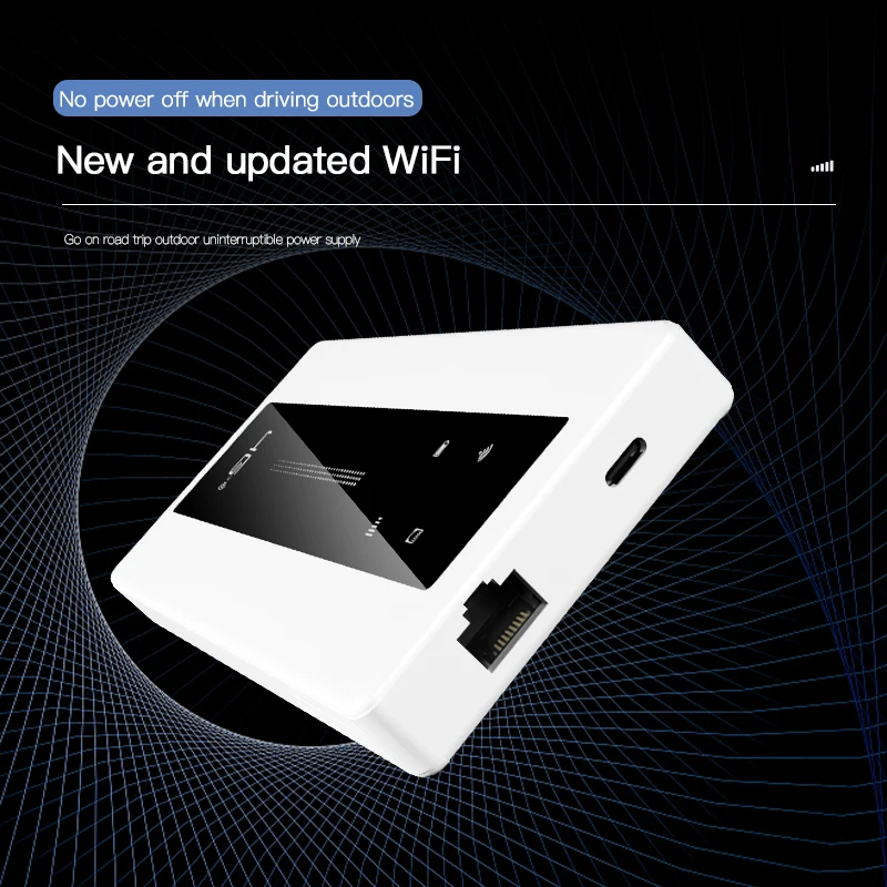 Routeur 4G LTE Portable KuWFi 150 Mbps - Pocket WiFi 8000mAh, Hotspot Mobile 10 Appareils, Batterie 28h, SIM Européenne
