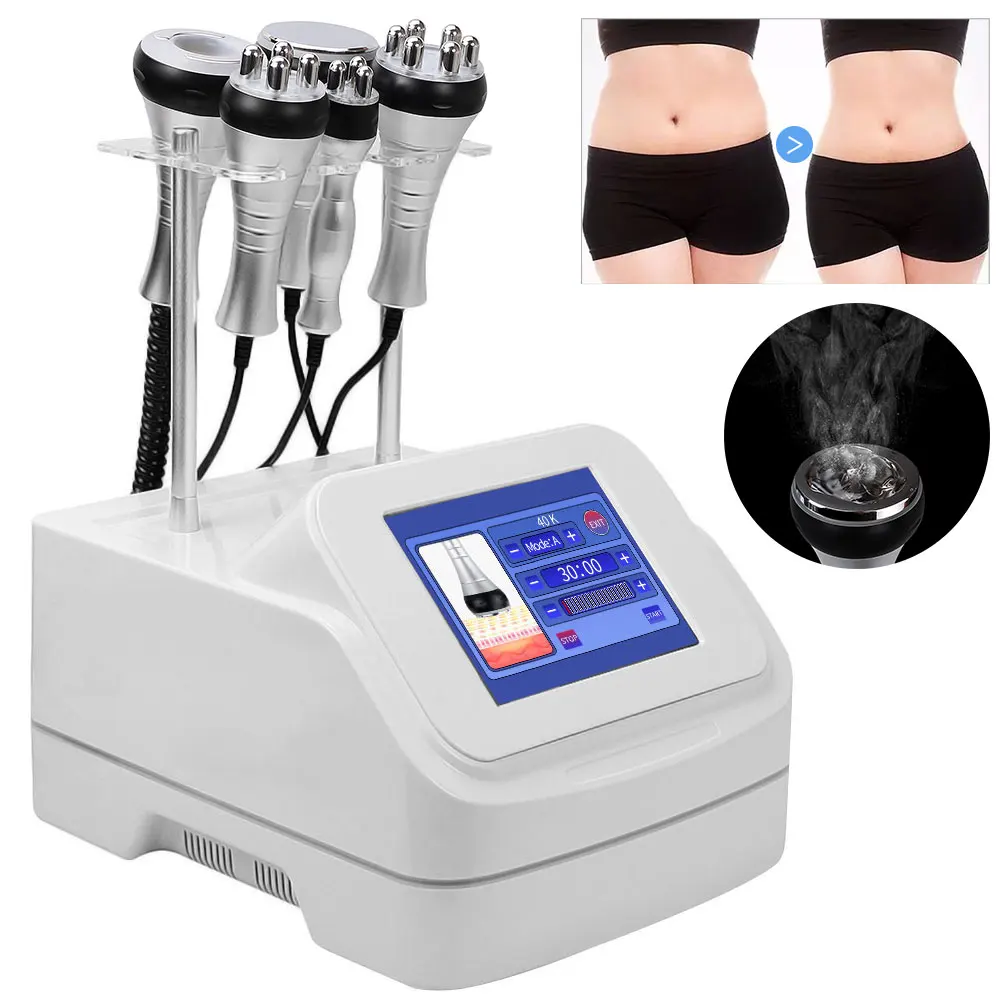 40k ultrasound fat 5 in 1 vaccum Body/face/eye rf cavitation machine