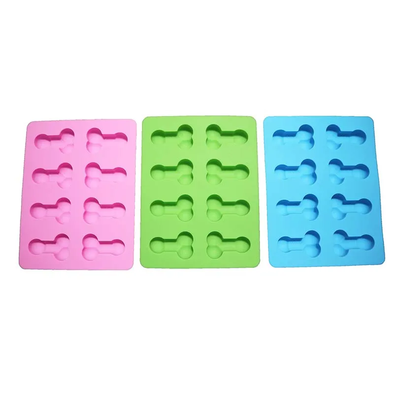 8 Holes Silicone Sex Molds For Chocolate And Candy Set Mold De Silicone Ice Cube Tray Mold Funny 2424