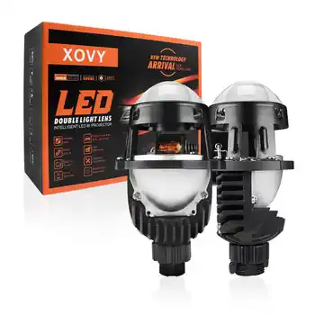 48w 2.5inch Factory Custom Bi Led Headlights Projector Kit H4 H7 9005 9006 9007 Projector Headlight