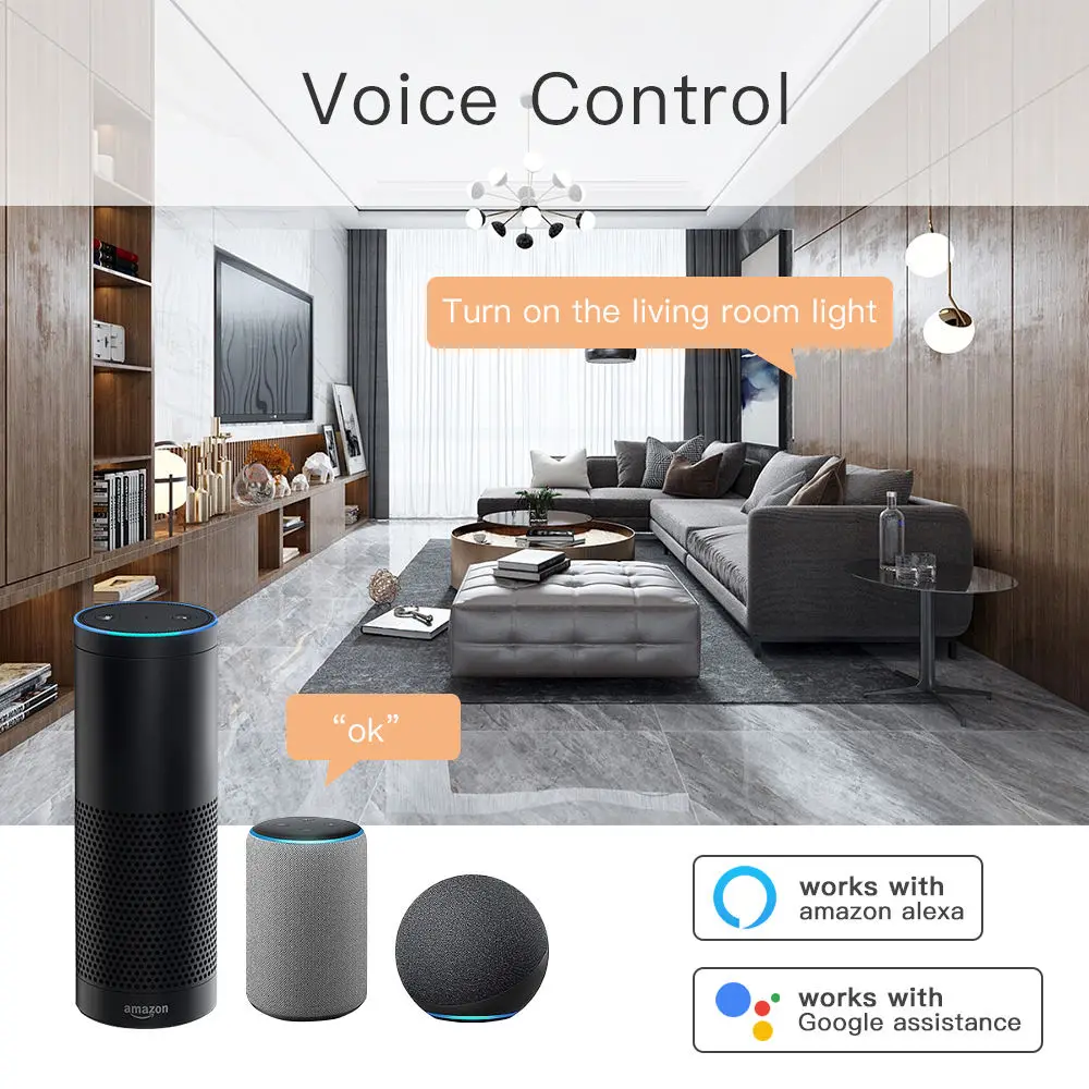 Matter Tuya WIFI Smart Light Switch Module Zigbee 1 Gang Smart Breaker Relay Alexa Google Wireless Switches