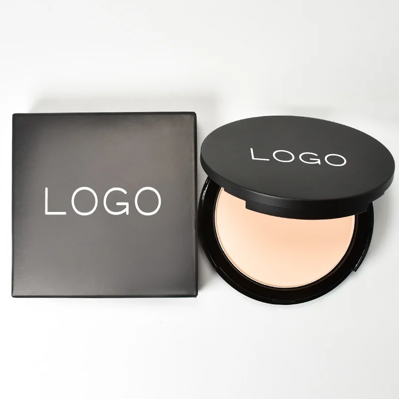 Natural Compact Powder Private Label OEM Face Powder Compact Makeup Foundation Powder