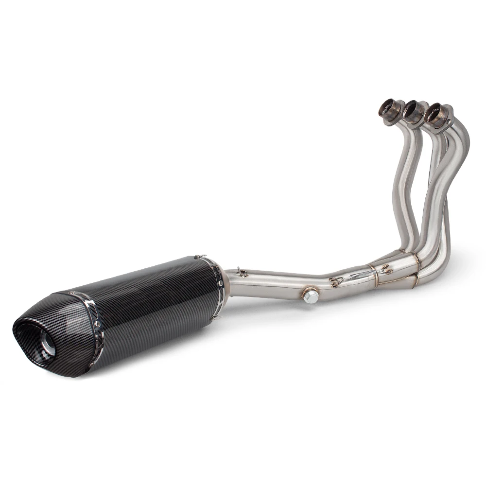 パーツ Full exhaust Yamaha mt09/xsr900 2 pipes Yamaha FZ09 MT09 XSR900 Exhaust Upgrade - Stainless Steel