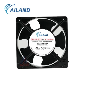 120mm AC Axial Cooling Fan 110V 220V 7 Blades 220-240V 50/60Hz 12038mm 120x120x38 Brushless Cooler Fan