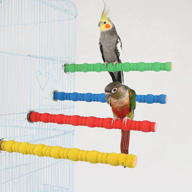 Lot De 12 Perchoirs En Bambou Pour Perroquet - Bâtons De Broyage Des Griffes 15 Cm - Jouet à Mâcher Pour Oiseaux