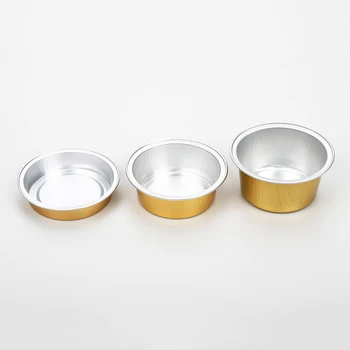 Laixin 100pcs 15ml/25ml/35ml High Quality Sealable Disposable Aluminum Foil Cup Honey Cups With Easy-open Lids