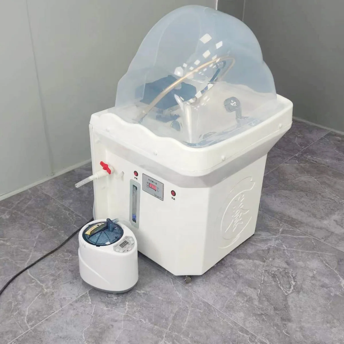 New Removable Hair Spa Treatment Wash Shampoo Portable Shampoo Bed Shampoo Basin With Steamer