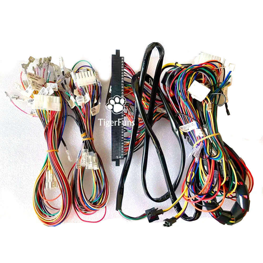 Pure Copper  Wire Harness with ICT Bill Acceptor Port  for  Game Machine