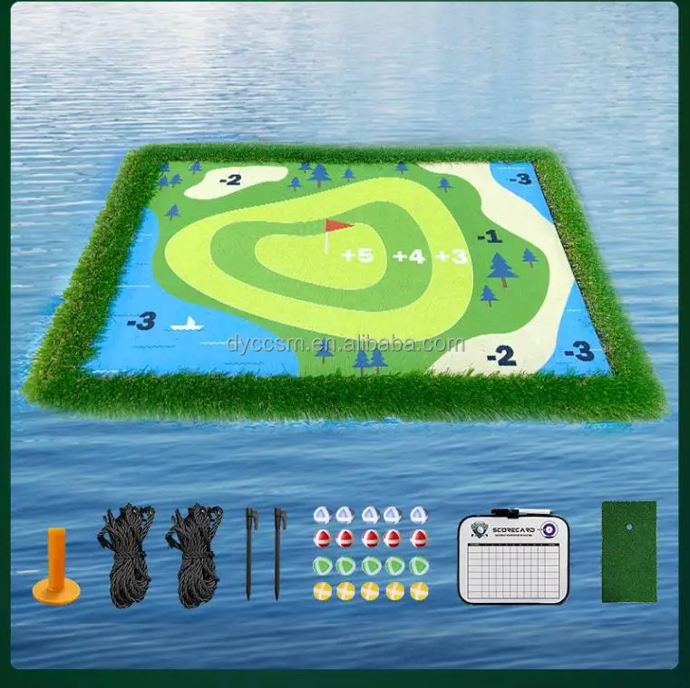 Wholesale Portable Floating Golf Putting Green Mat For Pool Lake Water