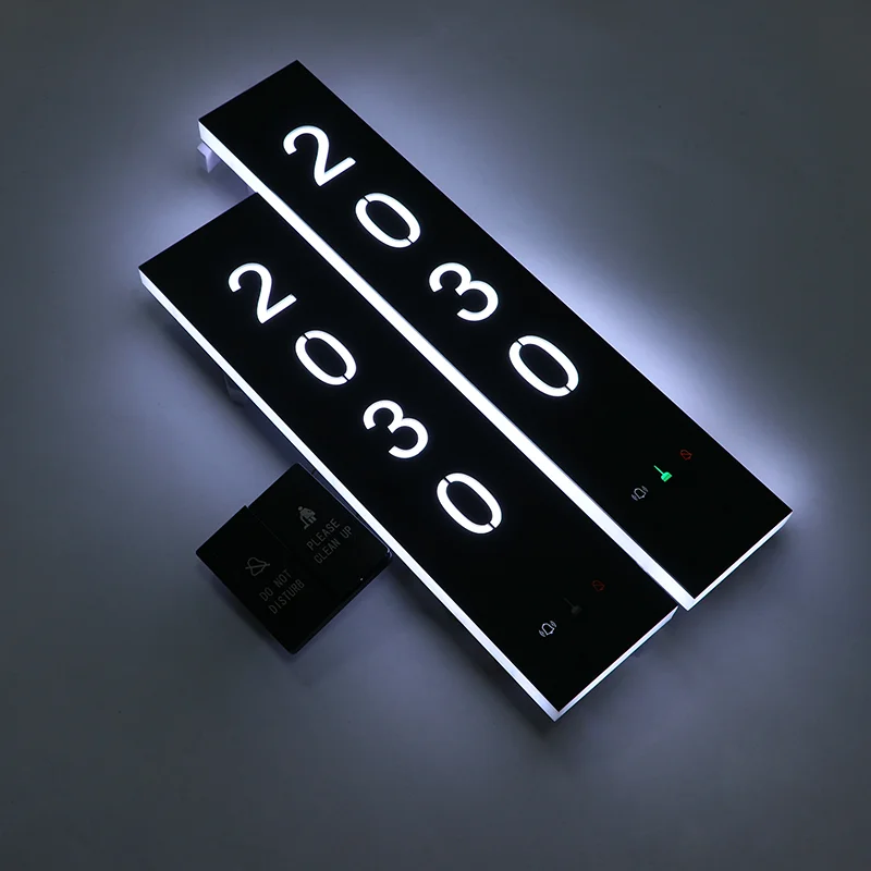 Ezd Hotel Door Number Plates - Modern & Customizable Signs
