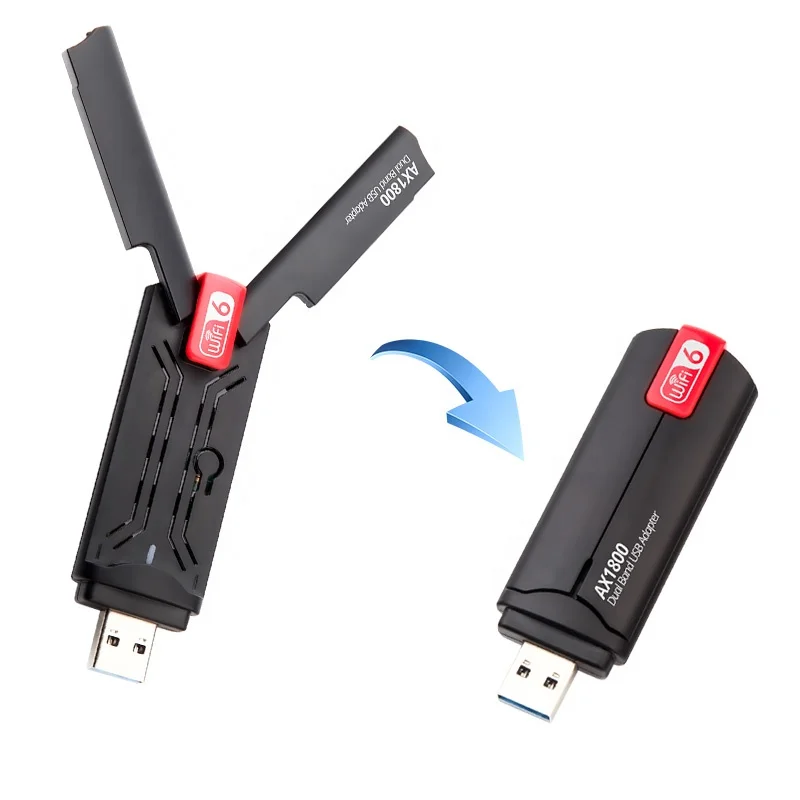 65インチWi-FiUSB Free Driver Wifi 6 USB Adapter 1800Mbps - RTL8832BU Wireless