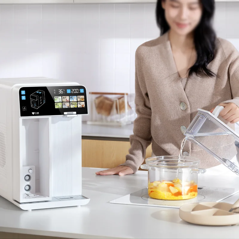 Digital Display Tabletop Water Purification System New Full Automatic Touch Screen Water Dispenser