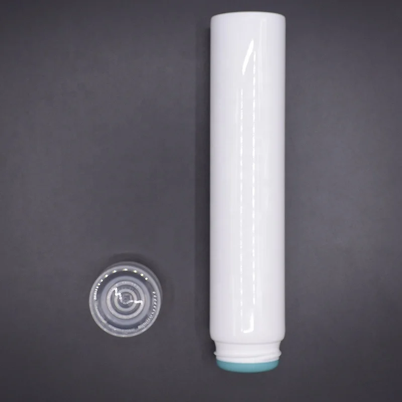 OEM eco-friendly 75ml-150ml diameter 40mm domed head empty cosmetics plastic tube with applicator