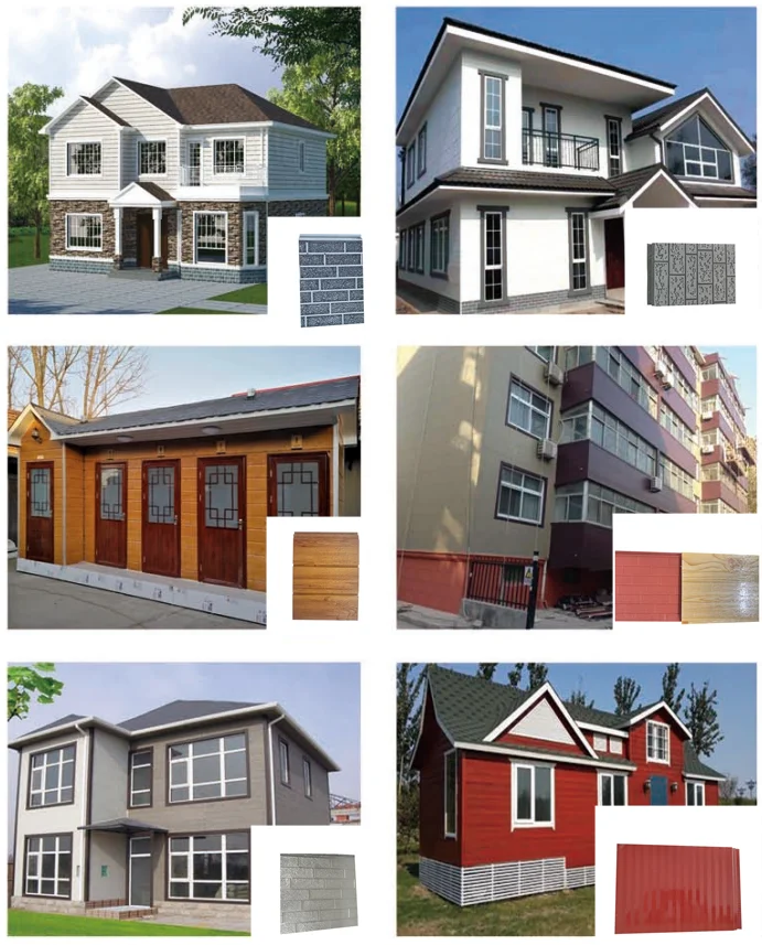 Beautiful Design Insulated Wall Panel Exterior Metal Carved Boards House Building Material for warehouse factory