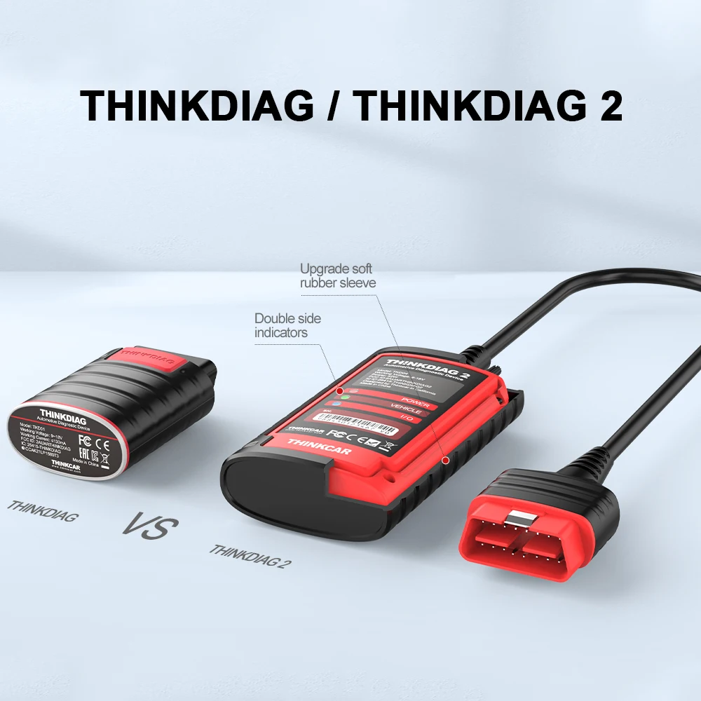 Thinkcar Thinkdiag 2 Car Diagnostic Machine Active Test Ecu Coding Full ...