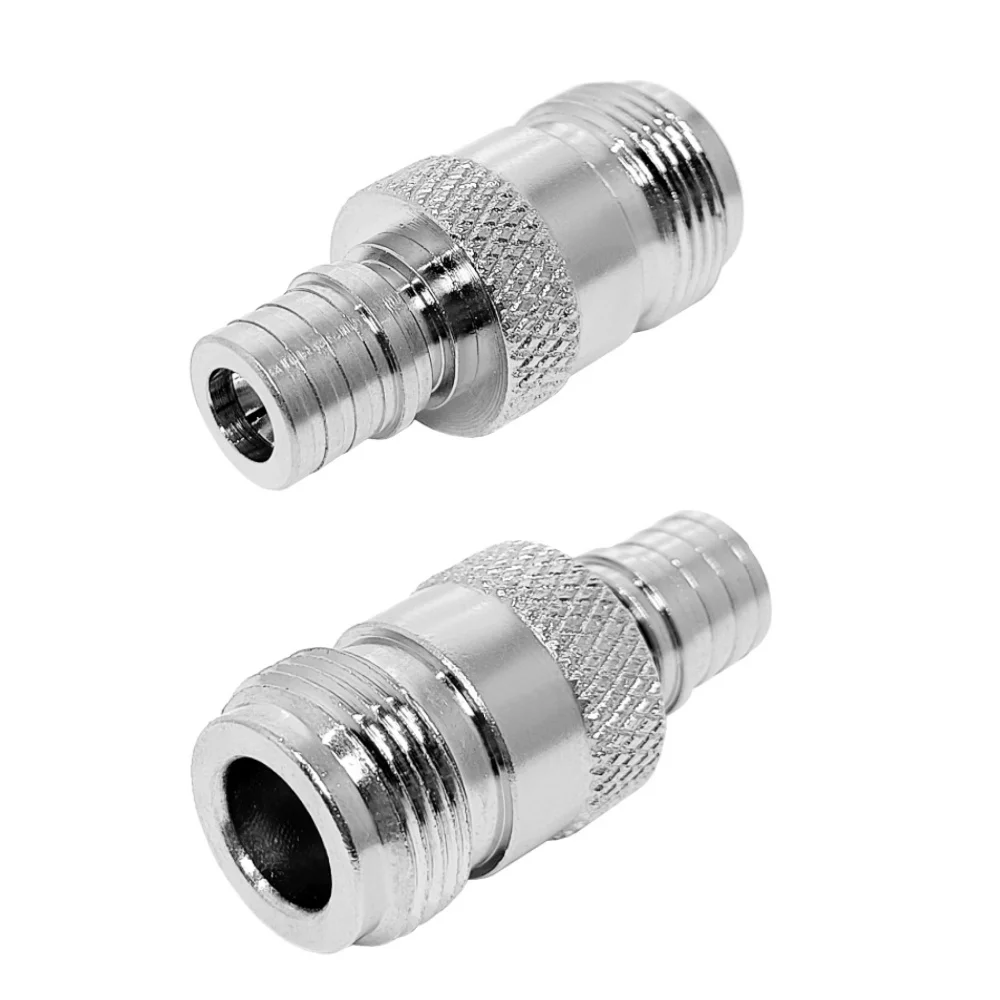 Factory Adapter Electrical QMA Male Plug Connector N Female Jack Connector Adapter Rf Coaxial Connector