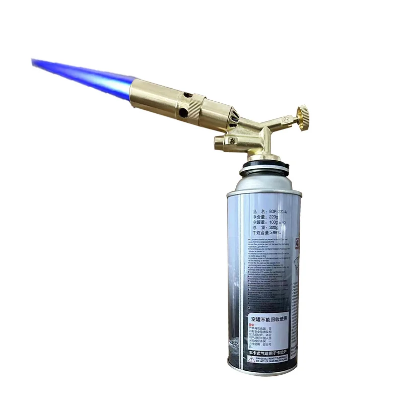 Cuisine coup torche butane gaz brûleur rechargeable flamme réglable
