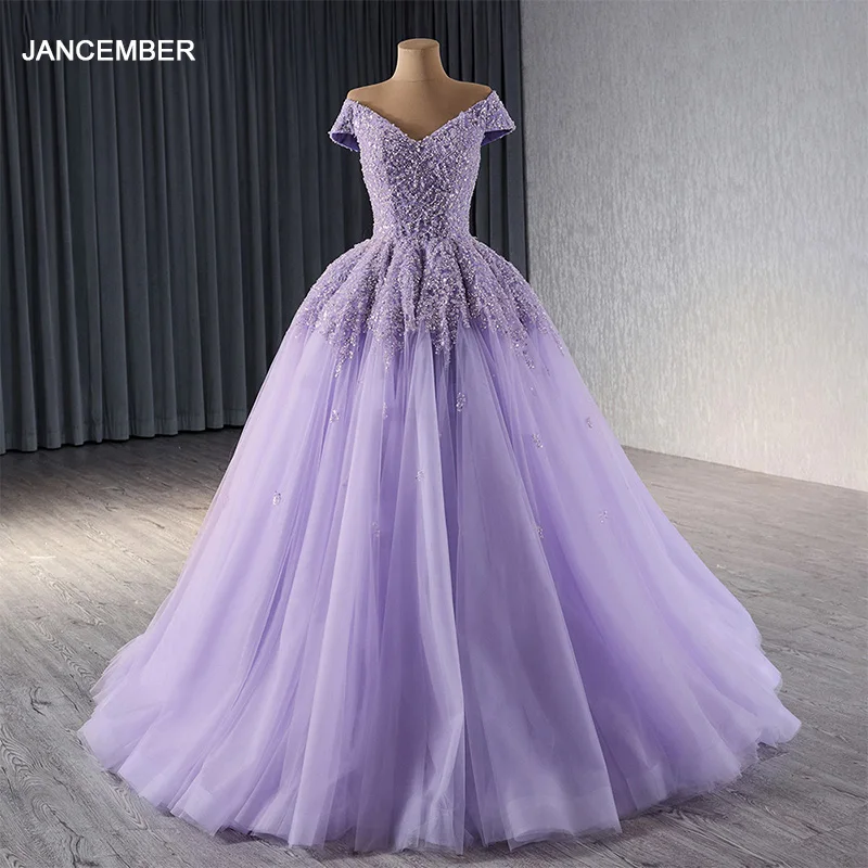 purple dress for sweet 16 Purple Graduation Ball Gown Sweet Sixteen Dress HB2030C