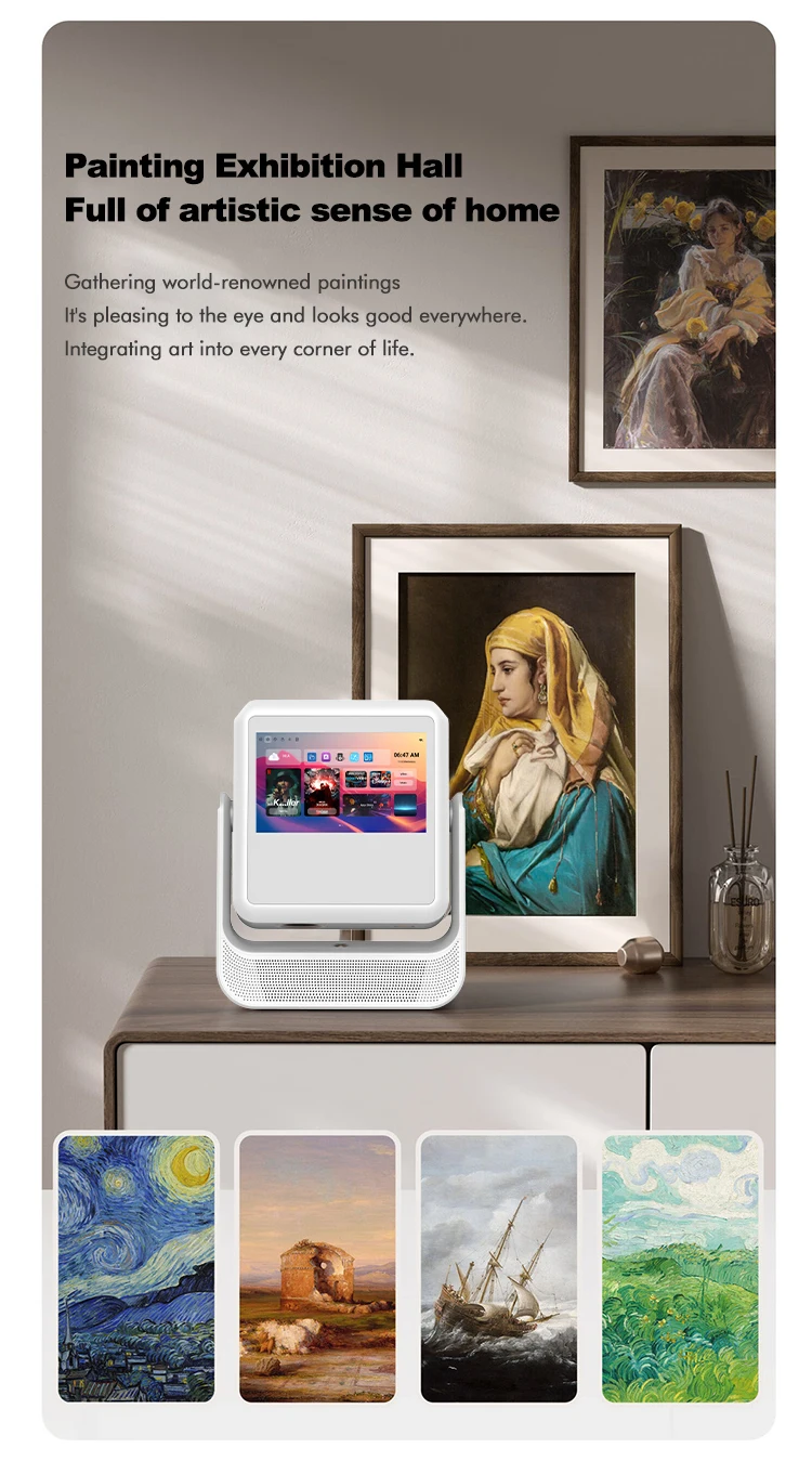 LONNST A2Pro Flick Smart Projector with Touch Screen Pad Android OS 5G Wifi 4k Projectors & Presentation Equipments
