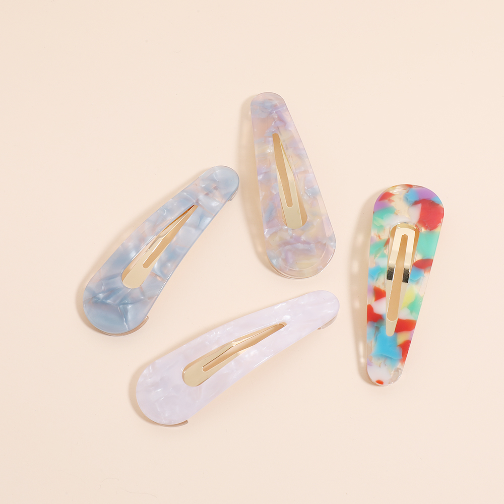 7,5 см размер ацетатные мраморные акриловые заколки для волос для женщин и девочек 840001