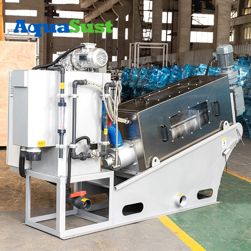 Dry and Wet Separation of Aquaculture Sewage Treatment Customized Filter Press